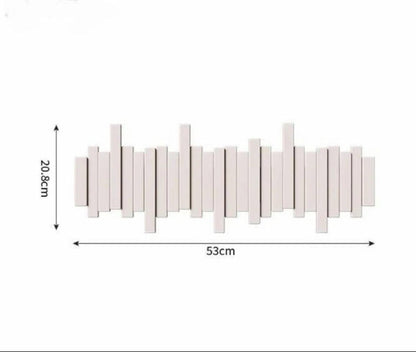 🎹Wall-Mounted Wooden Coat Rack 🎹Piano Key Style Design