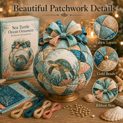 🌊Ocean Treasures Patchwork Ornament DIY Kit