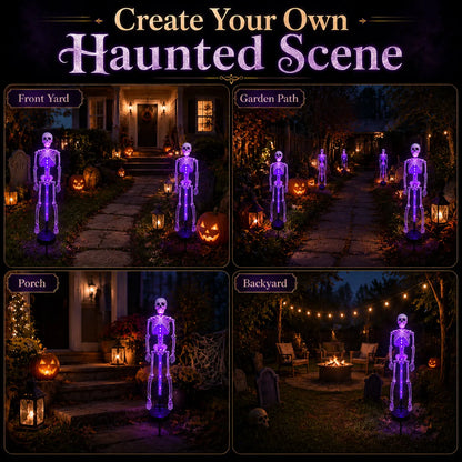 🎃💀Skeleton Solar Light Garden Stake