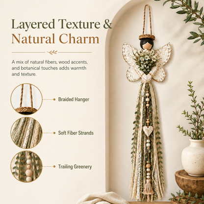 Grace In Bloom Angel Wall Hanging