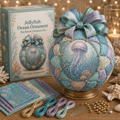 🌊Ocean Treasures Patchwork Ornament DIY Kit