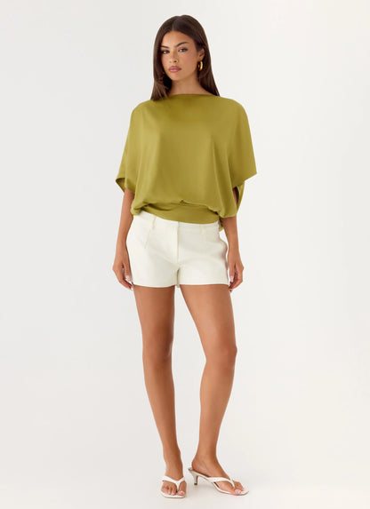 Serena Top - Fern Green
