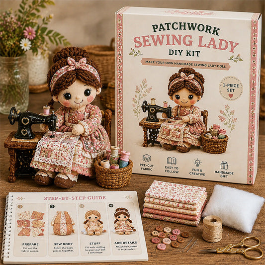 🌸Patchwork DIY Doll Kits – Handmade Fun & Creativity
