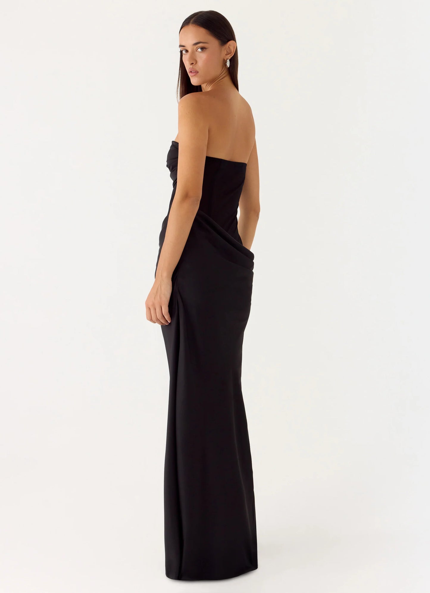 Champagne Skies Maxi Dress - Black