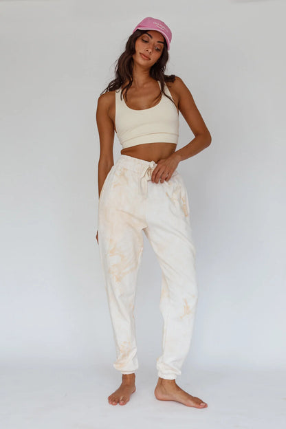 Take It Easy Jogger Track Pants Sand