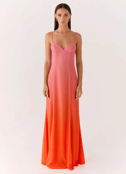 Madelyn Maxi Dress - Sunset Ombre