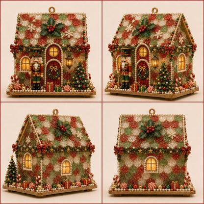 🏡DIY Glowing Coastal Glass-Style Christmas Cottage Kit Collection 💕