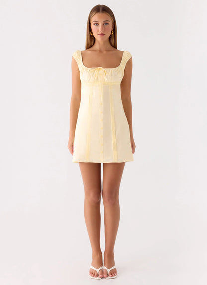 Fornarina Mini Dress - Lemon