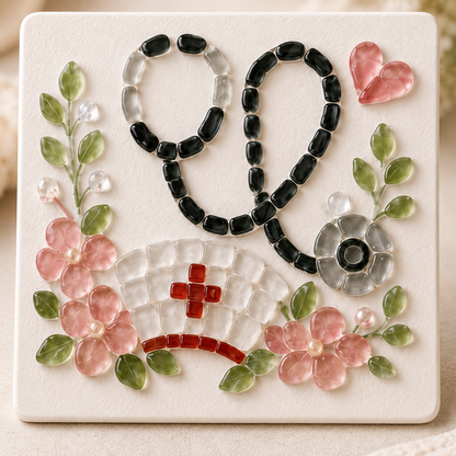 👩‍⚕️ Retired Nurse Sea Glass Art Kit