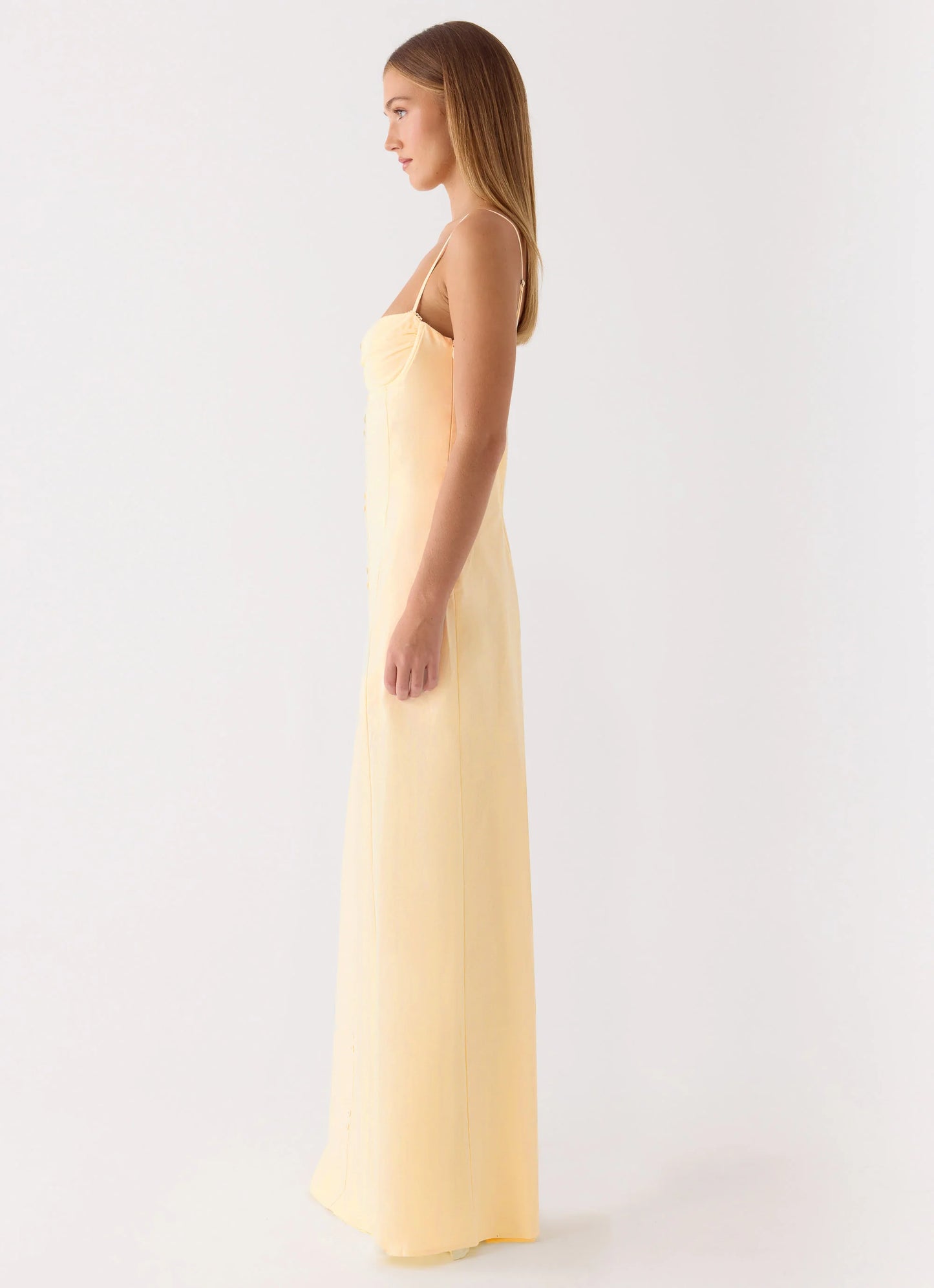 Samah Maxi Dress - Lemon