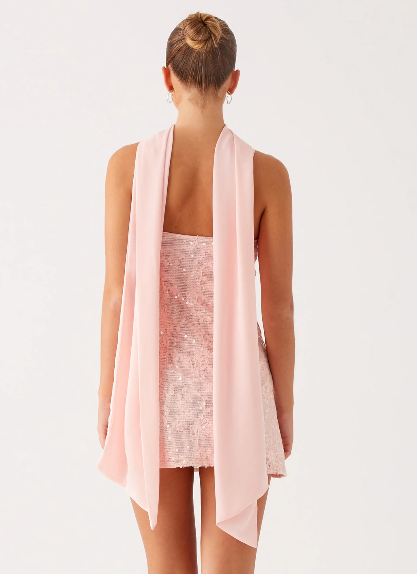 Vision Sequin Mini Dress - Pink