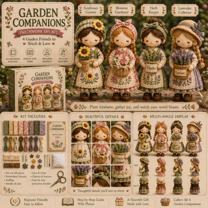 🎁🧵 Tiny Worlds Collection – Patchwork DIY Kit Series