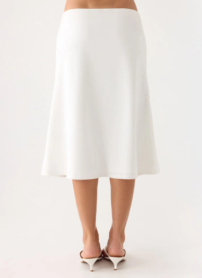 Marquas Midi Skirt - White