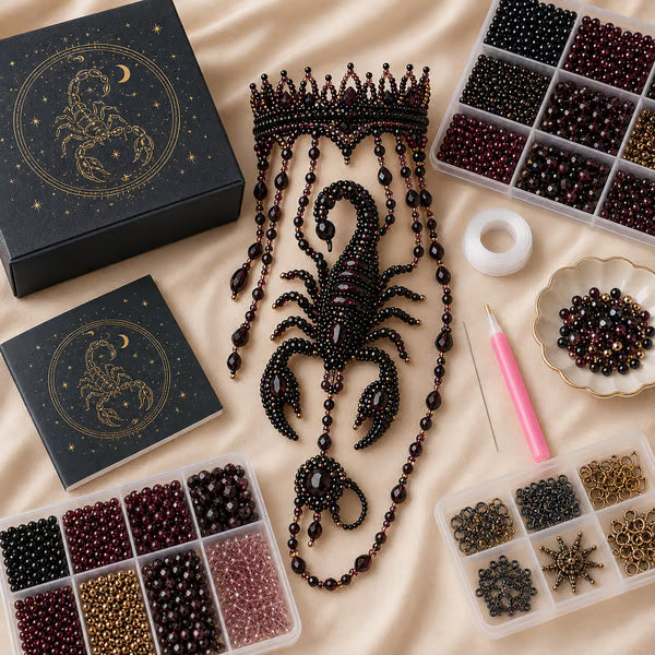 🔥 49% OFF – Zodiac DIY Beaded Hand Bracelet Kit – Create Your Celestial Wearable Art