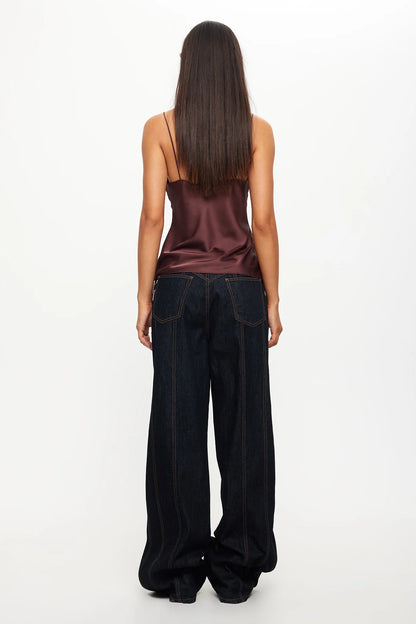 LIONESS Mariah Cami Top Garnet