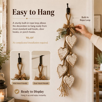 🤎Hanging Heart Wall Decor