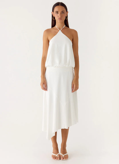 To The Girls Midi Dress - White