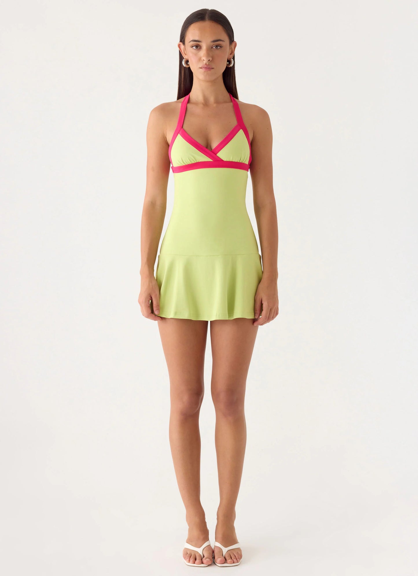 Dumdi Mini Dress - Lime