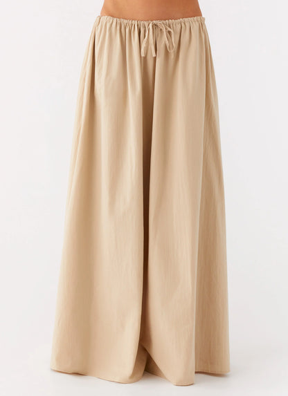 Randy Maxi Skirt - Tan