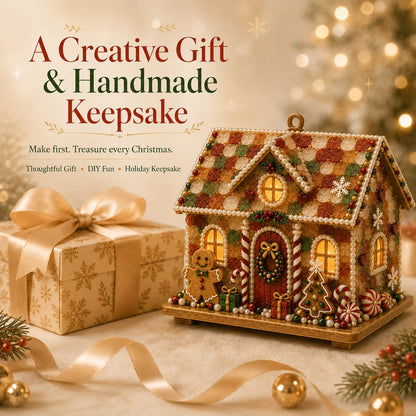 🏡DIY Glowing Coastal Glass-Style Christmas Cottage Kit Collection 💕