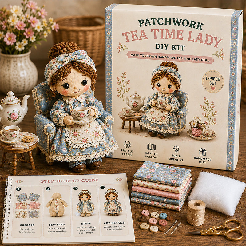 🌸Patchwork DIY Doll Kits – Handmade Fun & Creativity