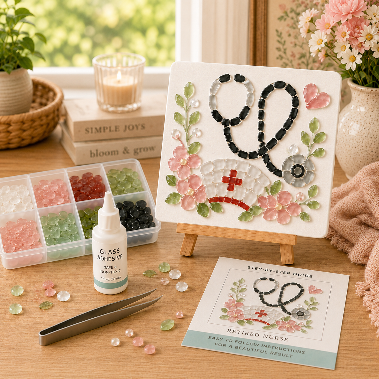 👩‍⚕️ Retired Nurse Sea Glass Art Kit