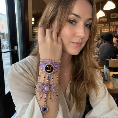 🔥 49% OFF – Zodiac DIY Beaded Hand Bracelet Kit – Create Your Celestial Wearable Art
