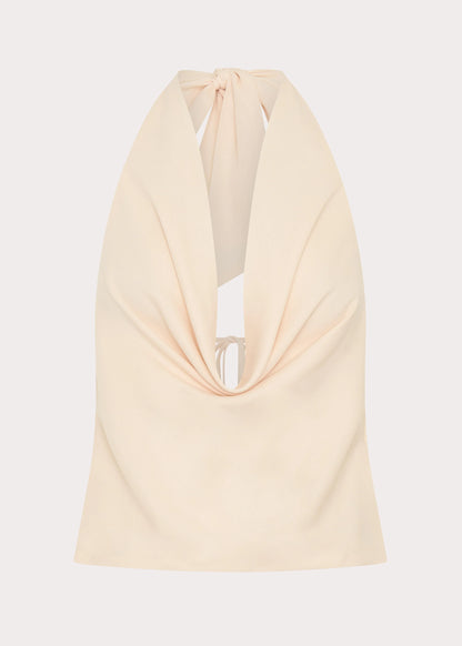 Charli Cowl Top - Lemon