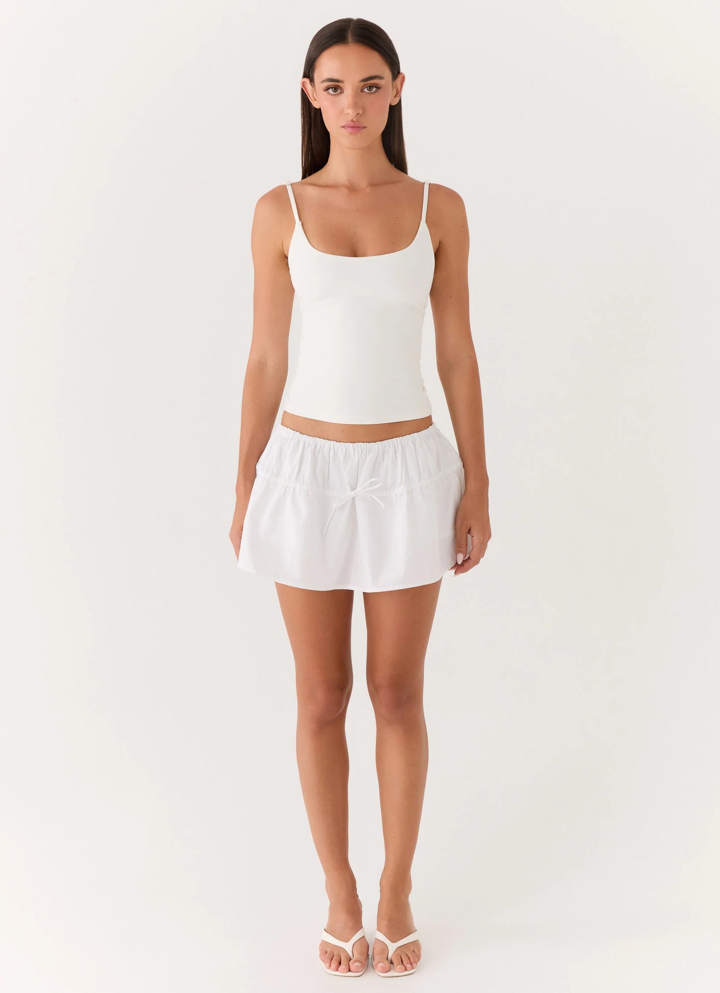 Sugar Talking Mini Skort - White