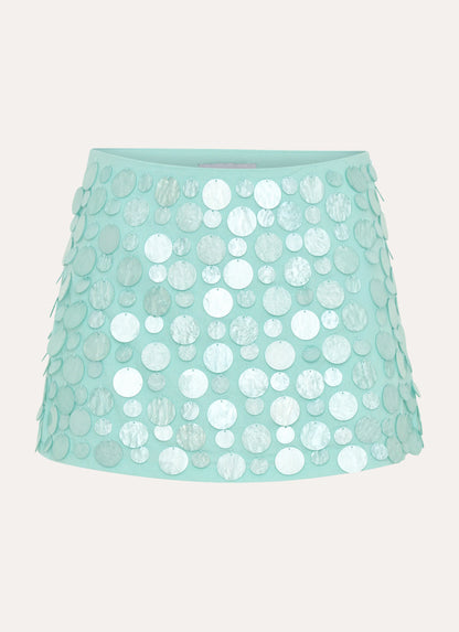 Movie Star Mini Skirt - Mint