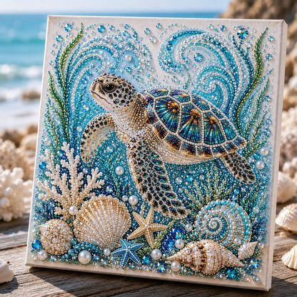 The Perfect Ocean Lover Gift Ocean Theme Pearl Art DIY Kit