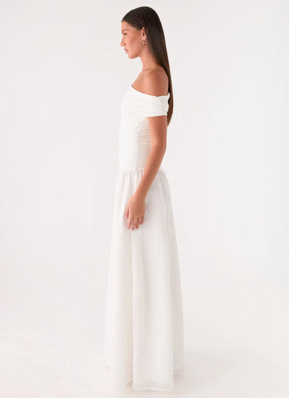 Liorae Maxi Dress - White