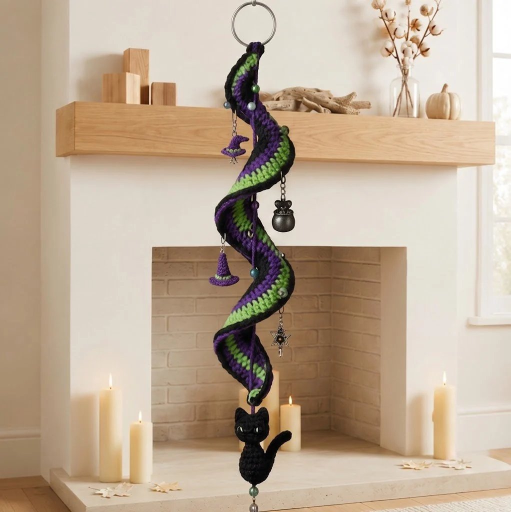 🎃Enchanted Halloween Crochet Spiral DIY Kit