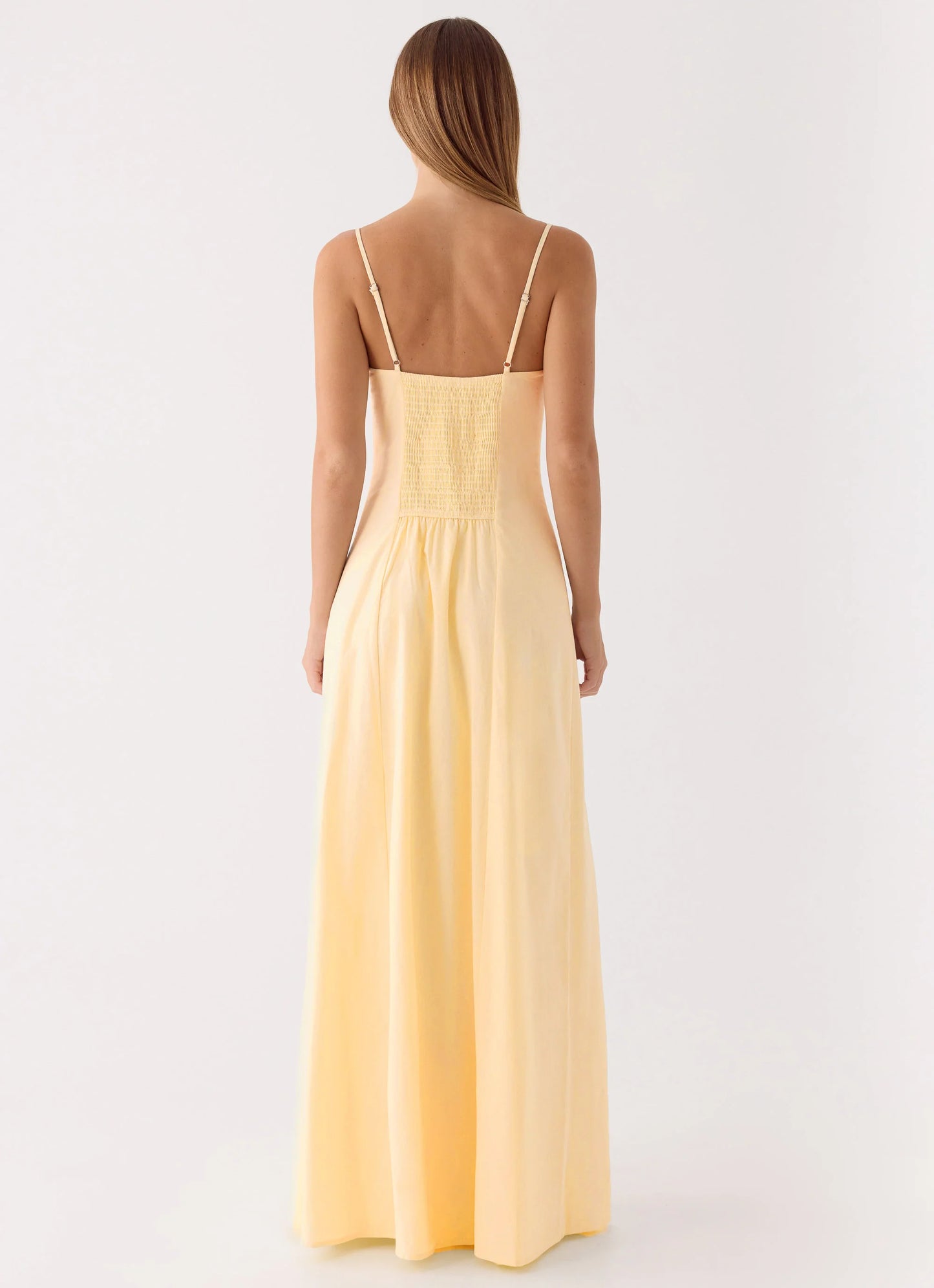 Samah Maxi Dress - Lemon
