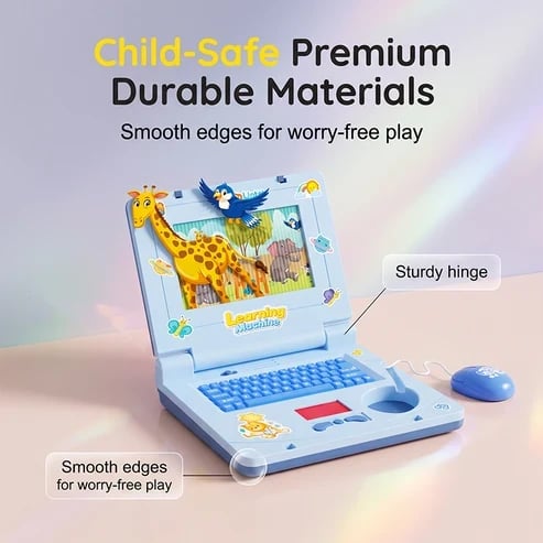💻🌈 Interactive Simulation Toy Laptop – Learning Through Play Starts Here!
