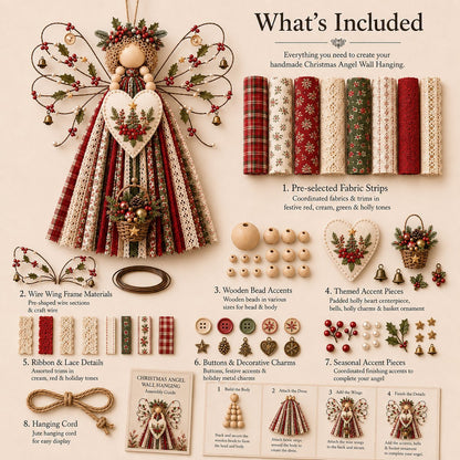 🌸Angel Fabric Hanging DIY Kit