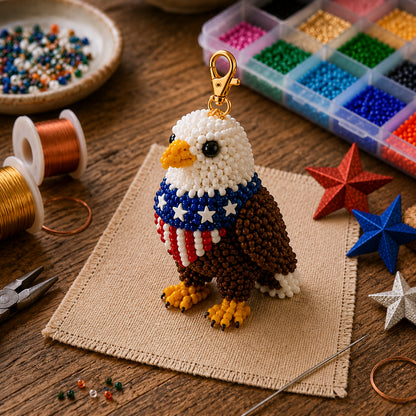 3D DIY Animal Beading Kit Pendant
