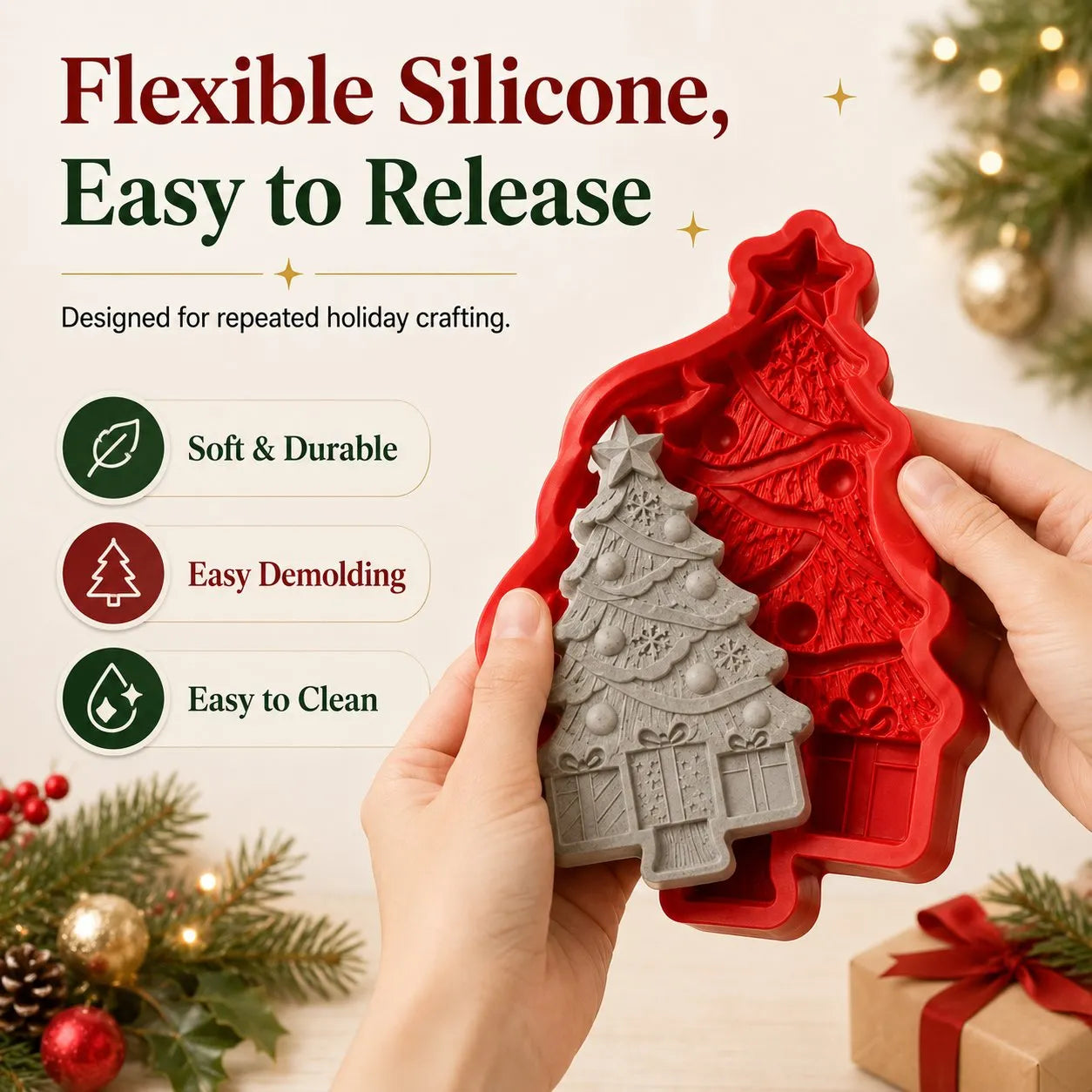 Christmas Tree Silicone Mold