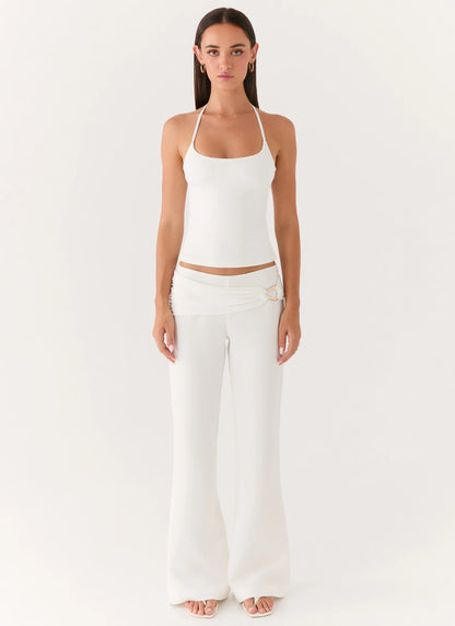 Shaniqua Pant - White