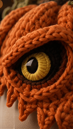 🔥 LAST DAY 49% OFF – 🎃 Halloween Monster Hood DIY Crochet Kit | Premium Soft Yarn Materials with Step-by-Step Guide DIY Handmade Wearable Character Hood 🧶🎭✨