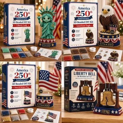 🔥LAST DAY 50% OFF - America 250th Anniversary 3D Beaded DIY Kit