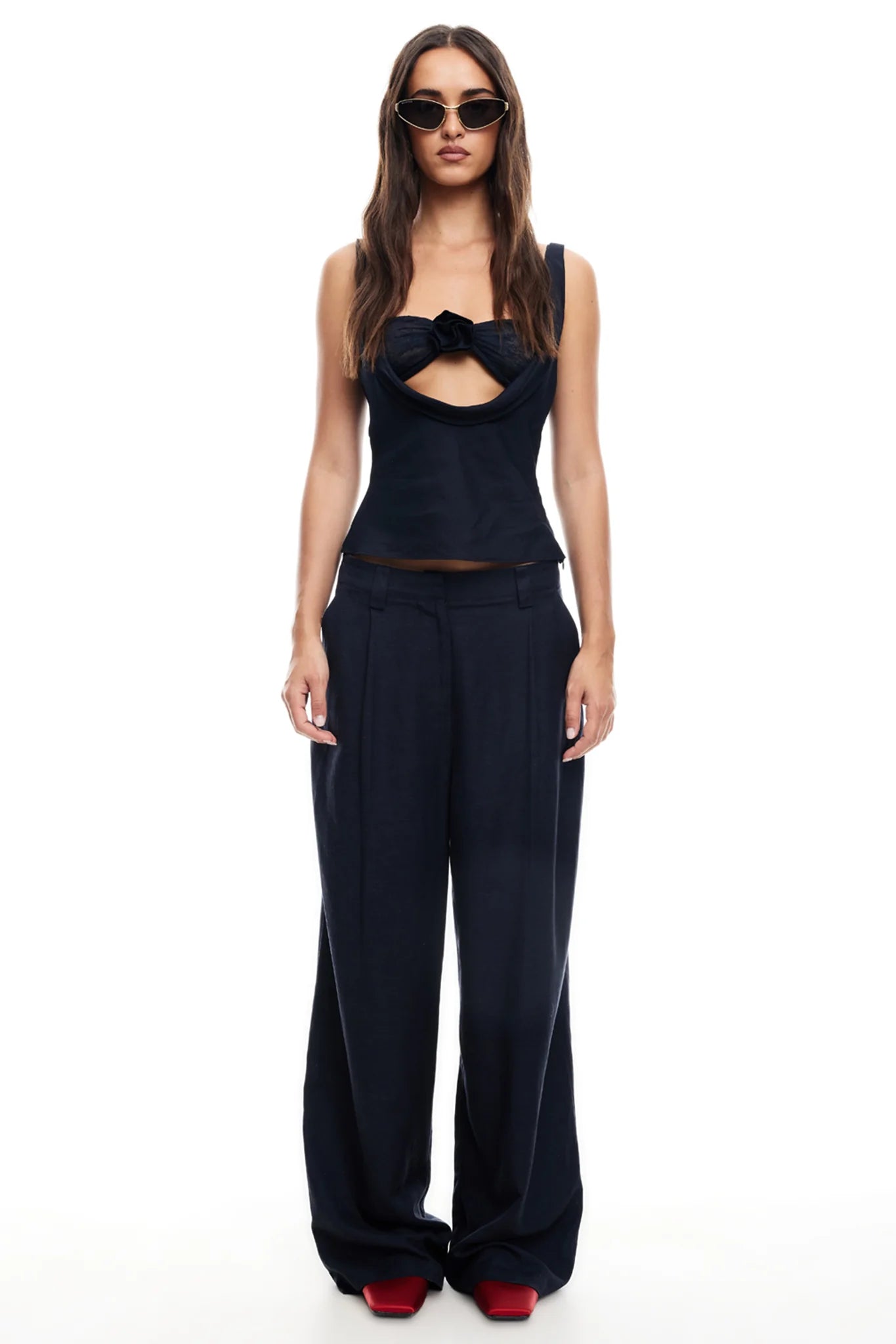 LIONESS La Quinta Pants Navy