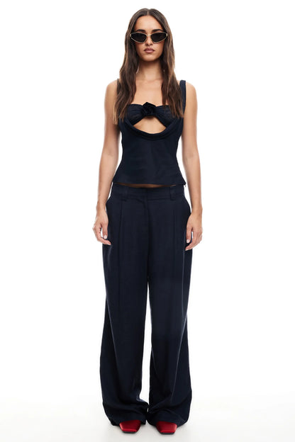 LIONESS La Quinta Pants Navy