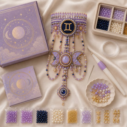 🔥 49% OFF – Zodiac DIY Beaded Hand Bracelet Kit – Create Your Celestial Wearable Art