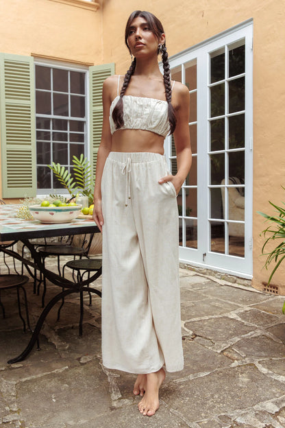 Bondi Side Pocket Pants Oat