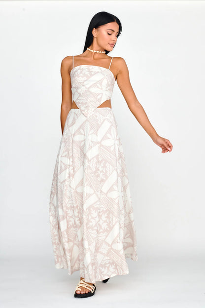 Sought After Maxi Skirt Print Latte