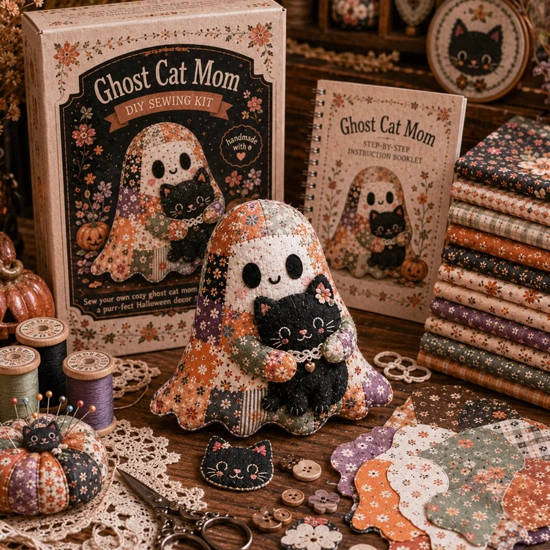 🔥40% Off Last Day - 👻 Little Ghost’s Cozy Halloween DIY Patchwork Kit