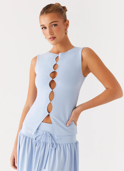 Dawn Drift Top - Blue