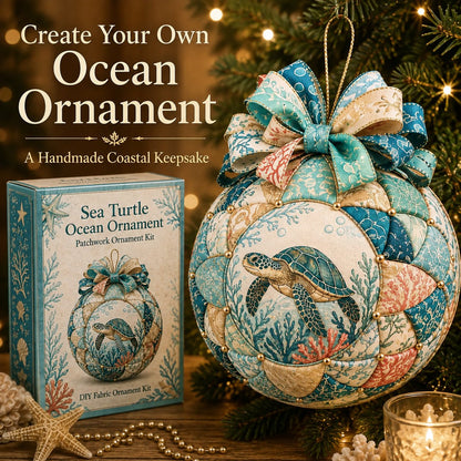 🌊Ocean Treasures Patchwork Ornament DIY Kit