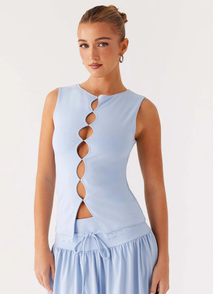 Dawn Drift Top - Blue
